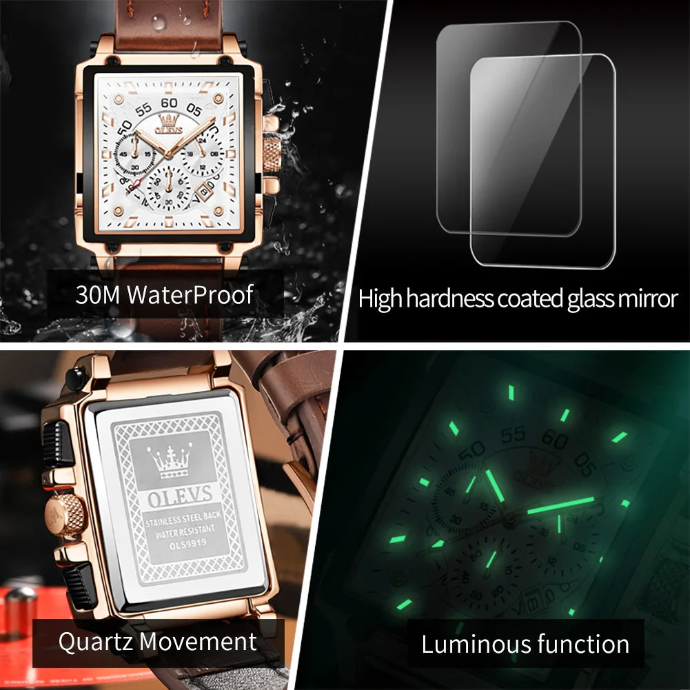 OLEVS Luxury Fashion Men's