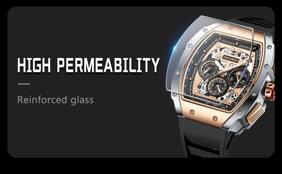 Men’s Luxury Sports Quartz Chronograph Watch Waterproof