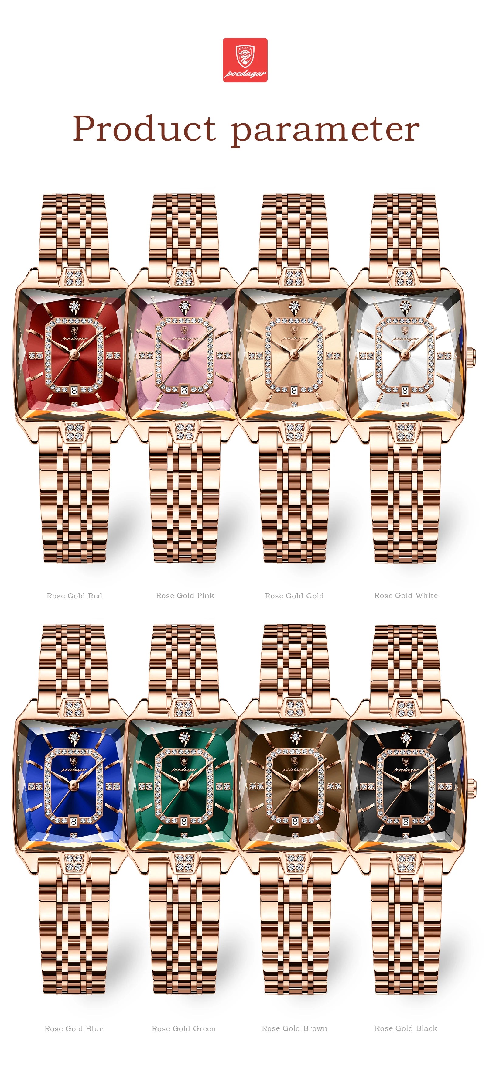 POEDAGAR Luxury Women's Watches