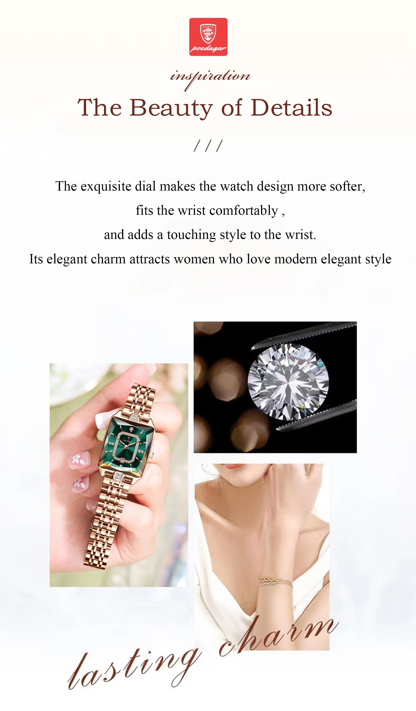 POEDAGAR Luxury Women's Watches